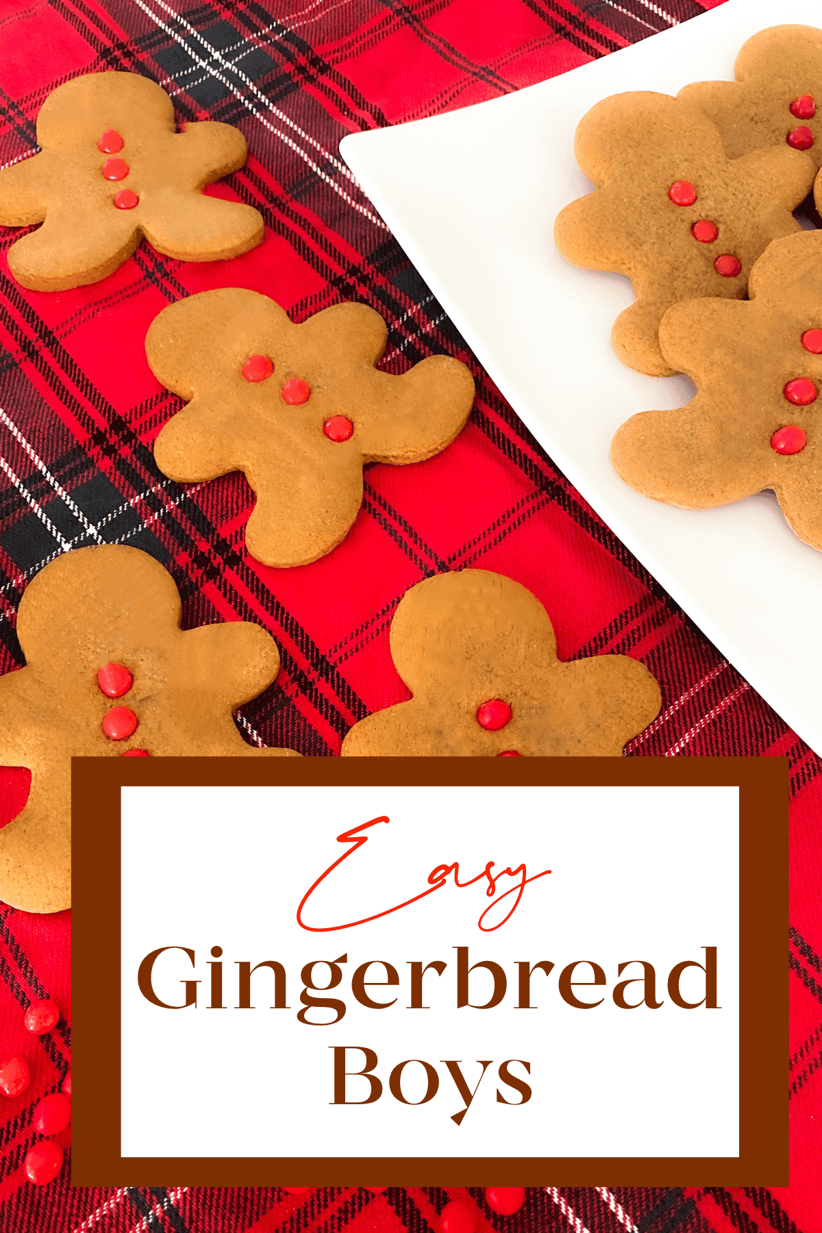 Easy Gingerbread Boy Cookies