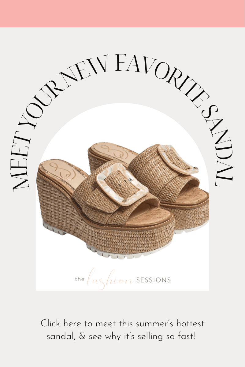 Meet your new favorite sandal for summer, the Livi Espadrille Wedge!