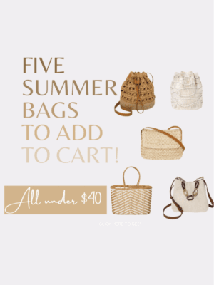 Five ADORABLE Summer Bags under $40